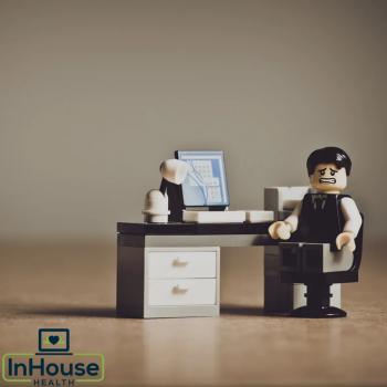 stress stressed marketer desk
